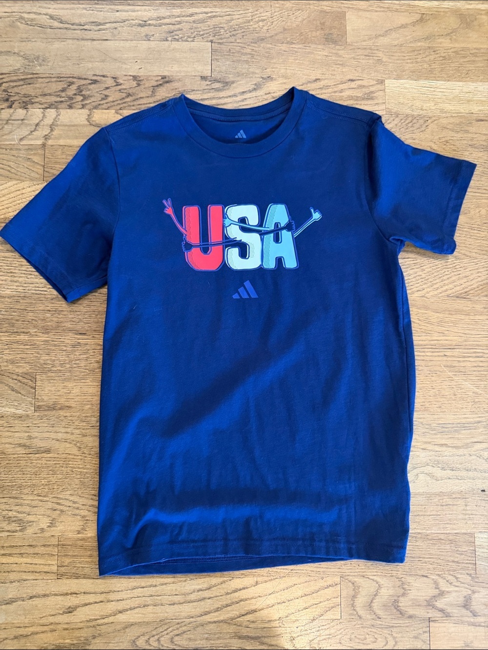 Kids adidas Navy Short-Sleeve Kids Tee size 10/12